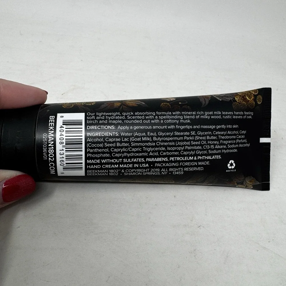 Beekman 1802 Falling‎ Leaves Hand Cream 3.4 oz Goat Milk Hand Cream New